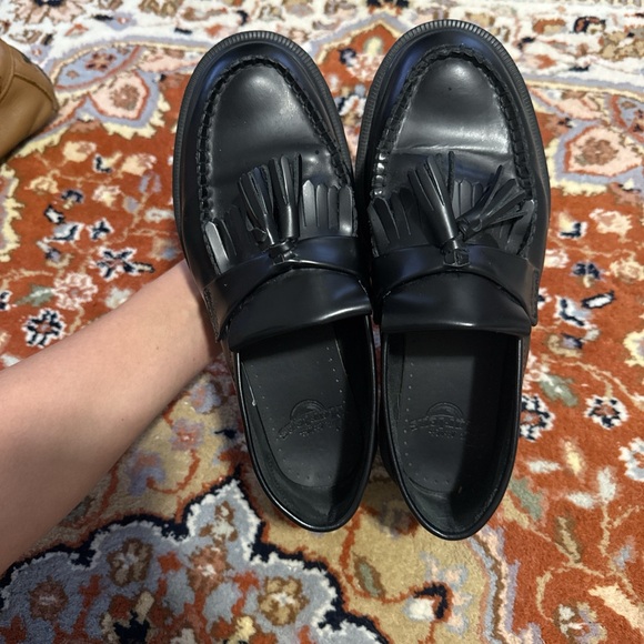 Black Tassel Loafers